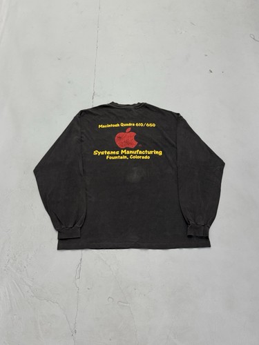 Mackintosh, Vintage Rare 1990s Apple Macintosh Quadra 610/650 Developer T Shirt Size Large