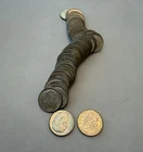1960 D UNCIRCULATED ROOSEVELT SILVER DIME ORIGINAL ROLL OF 50 COINS UNC BU