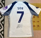Son Heung-Min Signed Autograph Tottenham Hotspur Soccer Jersey Korea LAFC MLS