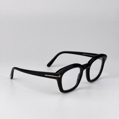 Tom Ford Woman Eyeglasses Black Blue Light Block FT5961-B 001 NEW AUTHENTIC Tom Ford Women Eyeglasses Black Blue Block Square FT5961-B  main image 3