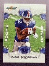2008 Score - Rookie Mario Manningham #395 (RC) New York Giants