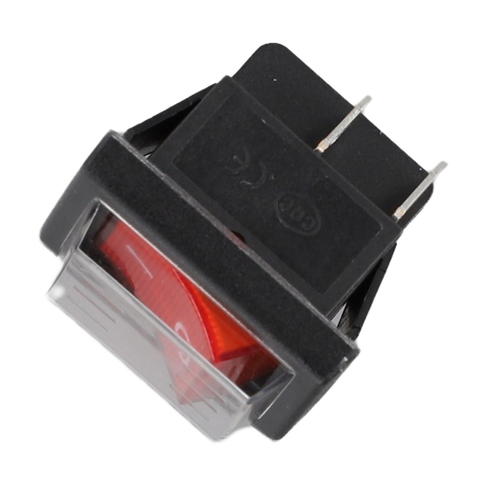 Rocker Switch 37*30*33mm ON/OFF Switch With Light With Waterproof Cover ...