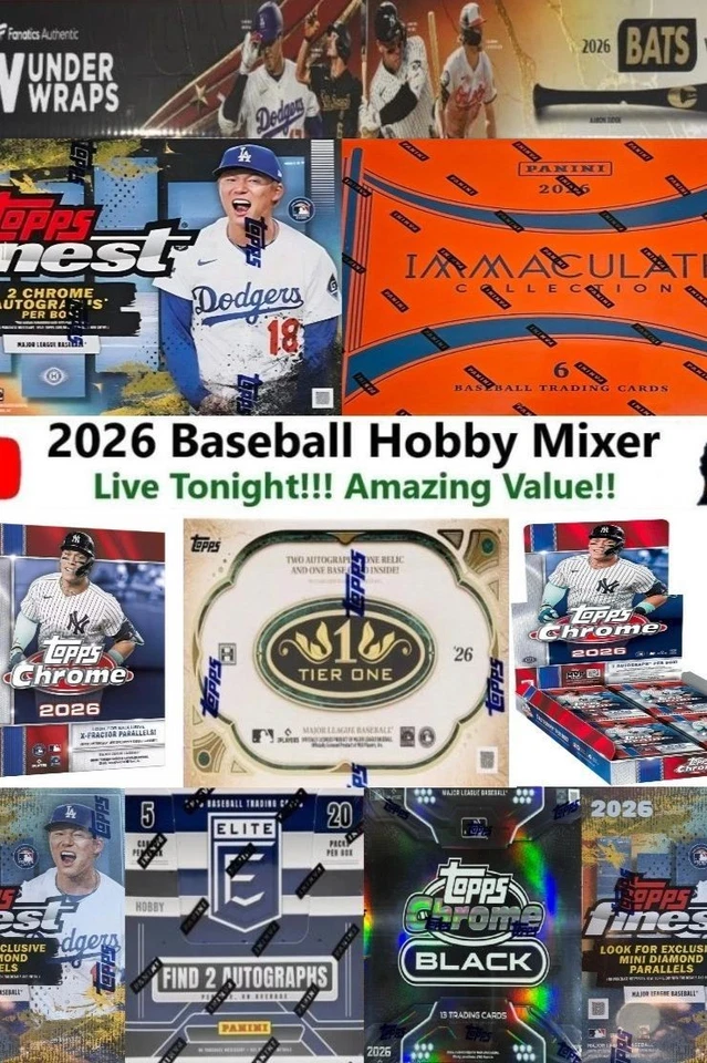 BREAK 700 & 701 2026 TOPPS MLB HOBBY BOX MIXER & 2025 RESURGENCE NFL MEGA