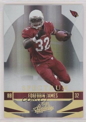 2008 Playoff Absolute Memorabilia Spectrum Gold 21/25 Edgerrin James #2 HOF 8e3