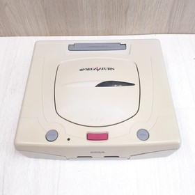 Sega Saturn console bundle with 3 games, 1 controller & cables Japan white