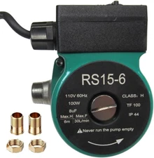 Stainless Steel Circulation Pump Green Color RS15/6-130