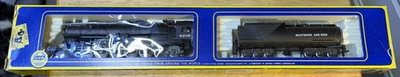 #ad #ad HO Scale AHM Bamp;O Baltimore amp; Ohio 2 10 2 Steam Locomotive #6206 $149.99