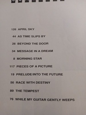 VINNIE MOORE GUITAR TAB / TABLATURE / TIME ODYSSEY / VINNIE MOORE