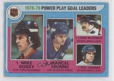 1979 Topps League Leaders Marcel Dionne Lanny McDonald Paul Gardner #5 HOF y8z