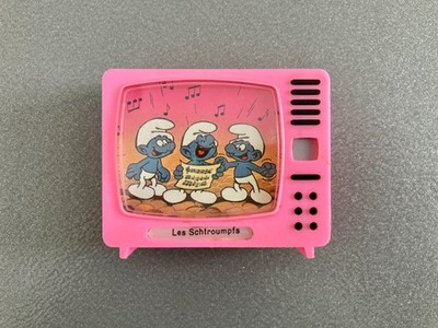 Mini TV Fernseher Viewer Schlümpfe Plastoskop no View Master Smurfs Schleich
