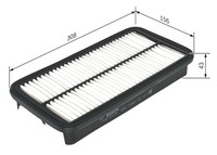 Bosch Luftfilter Fuer Toyota 1987429135