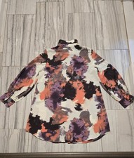 Ladies Full Printed Long Sleeve Shirt Dress