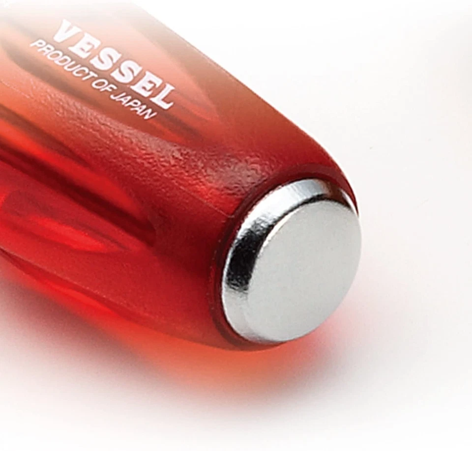 VESSEL Power Grip Screwdriver +2x100 4500 Acetate resin, Chrome vanadium steel - Image 4 of 4