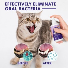 Pet Dental Care Spray 50ml for Dogs  Cats Oral Teeth Cleaning Fresh Breath