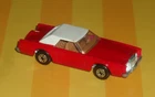 Matchbox Lesney Superfast #28 Lincoln Continental Mk V Red w/White Top 1:64 NM