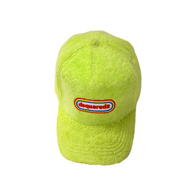 NWT DSQUARED Baseball Hat LOGO with Fur Universal Size (BCW0100)