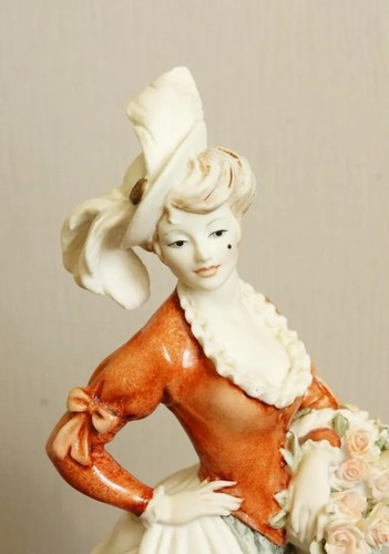 Giuseppe Armani Porcelain Florence Sculpture Figurine Little Flower Statue 0299C - Bild 8 von 9