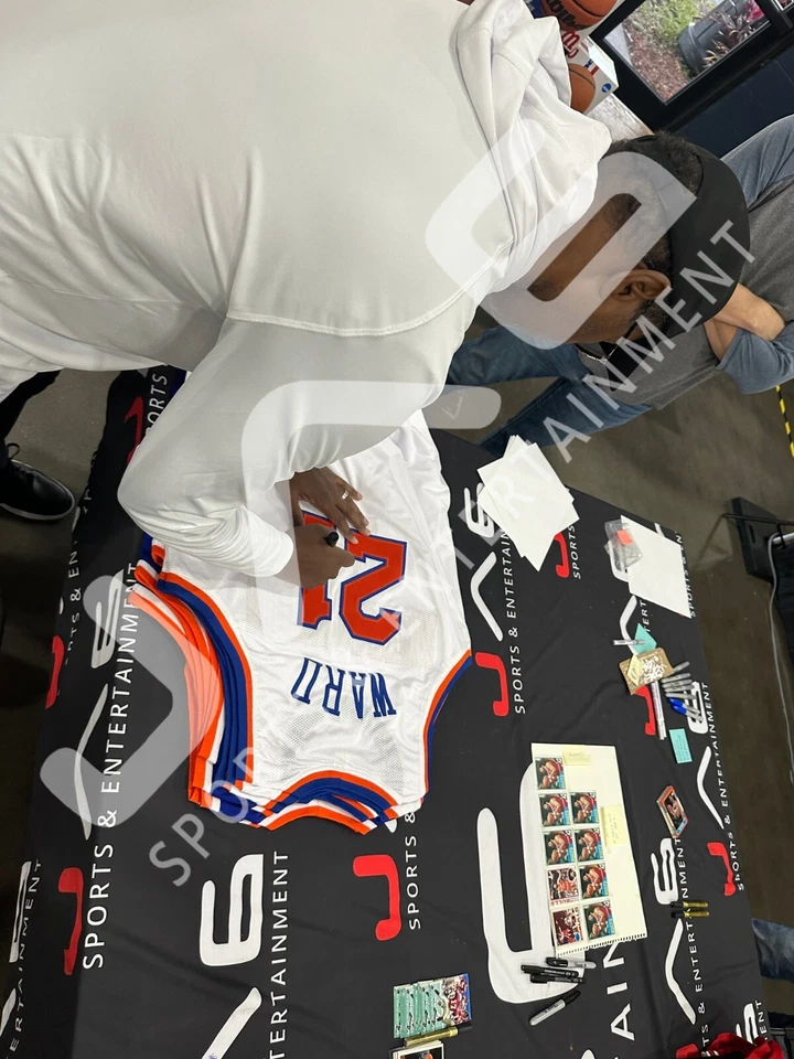 Charlie Ward autographed signed jersey NBA New York Knicks JSA COA - Image 4 of 4