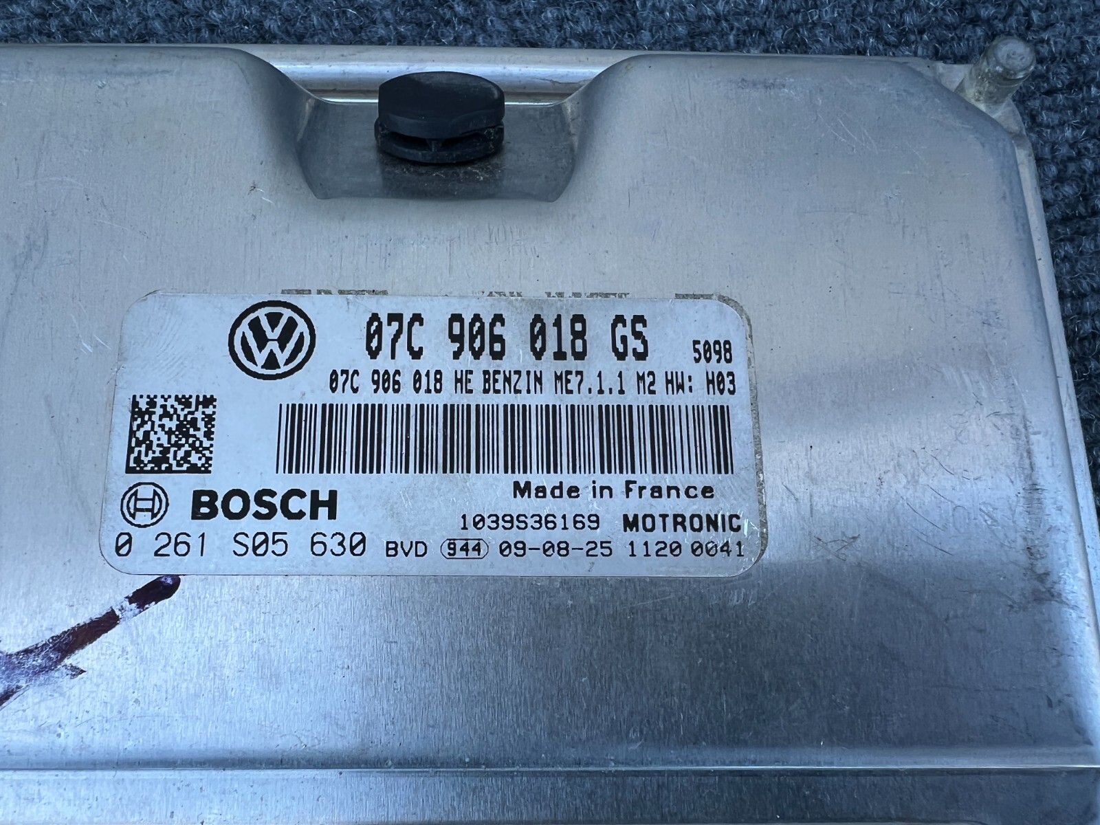 ENGINE COMPUTER DME ECU 07c906018 gs BENTLEY FLYING SPUR GT GTC (09-10) OEM