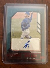 2021 Panini Chronicles Playbook Auto Red  98/100 Adbert Alzolay #PA-AA Auto
