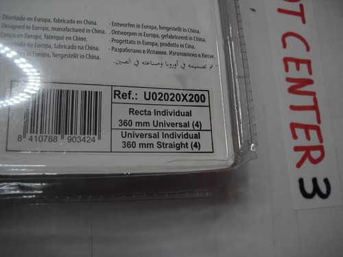 4 RECTAS DE 1 CARRIL DE 360MM NUEVAS SCALETRIC 1/32 GRISES REF. U02020X200 - Picture 3 of 4