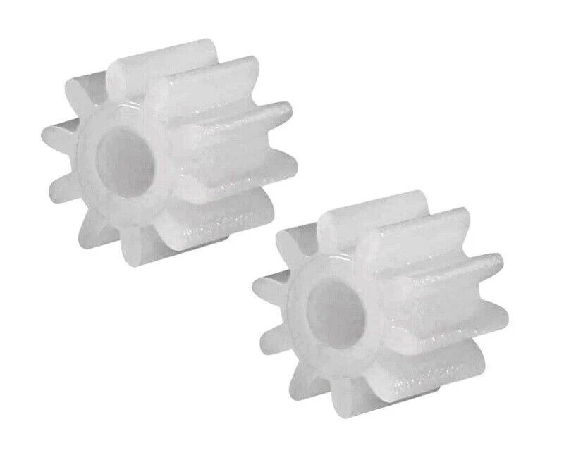 D.I.K ONLINESHOP 2 Stück Ritzel Ersatz Zahnrad für Lego Duplo Intelli Lok Modul 9 Zähne K01