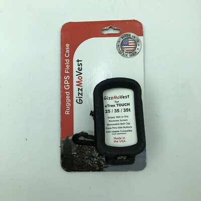 CASE COVER for Garmn eTrex Touch 25 35 35t Made in the USA by GizzMoVest BLK