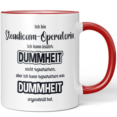 Ich bin Steadicam-Operatorin. Ich kann Dummheit nicht reparieren 10007349416