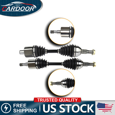 Pair Front Left LH & Right RH CV Axle Shaft For Chevy Buick Olds Pontiac
