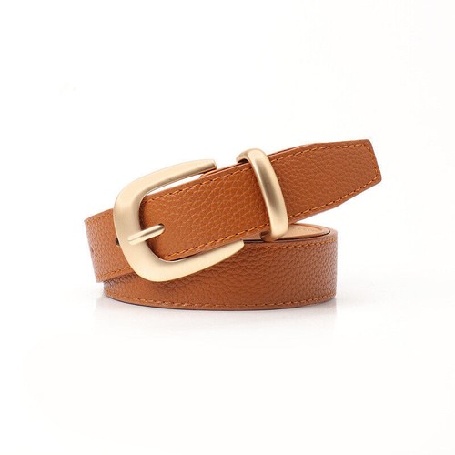 New Unisex Trendy Ins Belt Versatile Work Pin Buckle Leather Sleek Fahion Decor - Picture 8 of 13