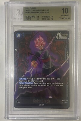 Dragon Ball Super: Fusion World Goku Black FB01-039 SR Awakened