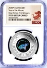 2020 Australia OPAL LUNAR Year of the MOUSE 1 oz Silver Proof Coin NGC PF70 FR
