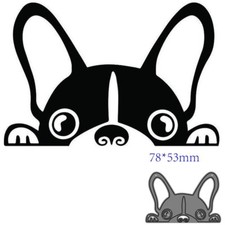 Cute Dog Peeking Metal Cutting Dies Decoration Scrapbook Paper Card Craft