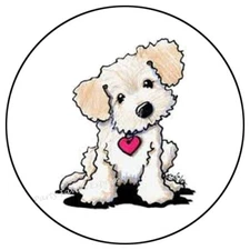 PUPPY DOG ENVELOPE SEALS LABELS STICKERS PARTY FAVORS