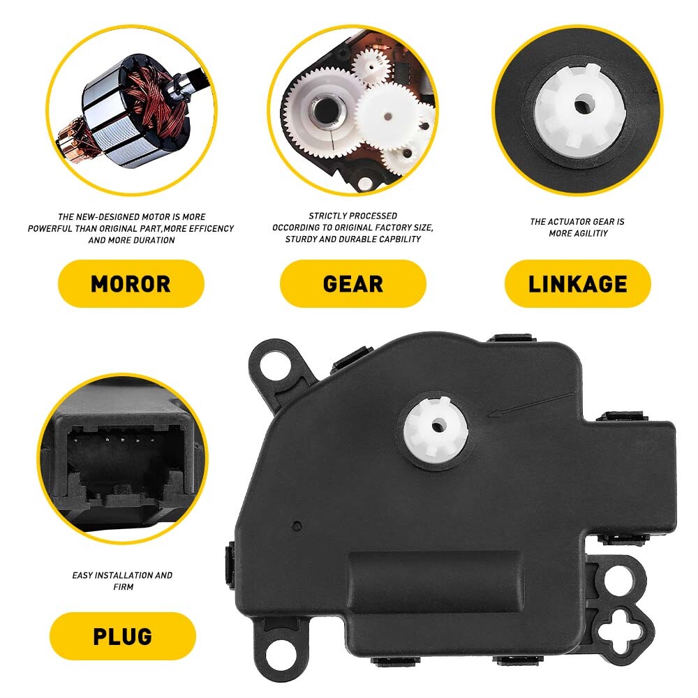 TOZ タクト ポラロイド AC Heater Blend Door Actuator for Ford F-150 2009-2014 Replace