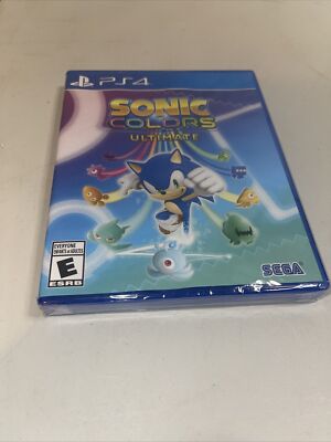 Sonic Colors Ultimate Standard Edition (Sony PlayStation 4 PS4, 2021) New Sealed