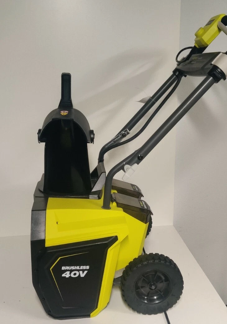 Ryobi RY40850 Electric Single Stage Snow Blower w 1 5.0 Ah