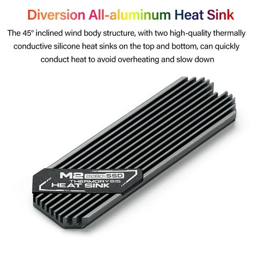 M.2 2280 Dissipatore di calore SSD Dispositivo di raffreddamento M.2 NVME - Afbeelding 11 van 15