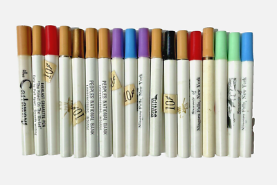 cigarette writing pen Lot of 18 Cigarette ballpoint pens in Wings Cigarette Pen Box