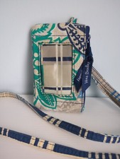 Vera Bradley Santiago Zip ID Case Mini Bag With Strap