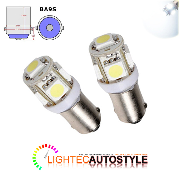 Bec Led T4W Ba9S 4X Smd H10W Cold White 6000K Me Premium