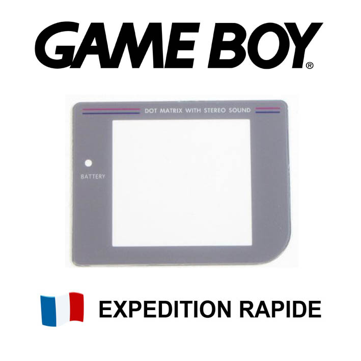 Écran Vitre De Remplacement Pour Game Boy Originale - Neuf, Envoi Depuis La France