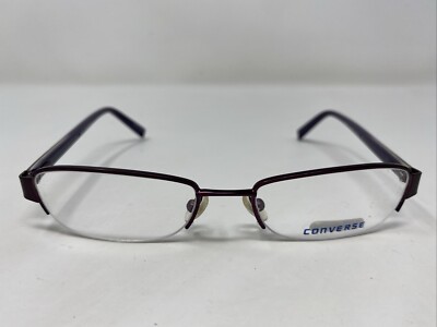 Converse DISARRAY PURPLE 51-18-135 Metal Half Rim Eyeglasses Frame  U68
