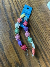 NEW HILDIE & JO MULTICOLORED NATURAL TURTLE BEADS AND FREE SHIPPING