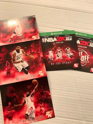 xbox one nba 2k16 Manuals And Cardboard Of Steph Curry