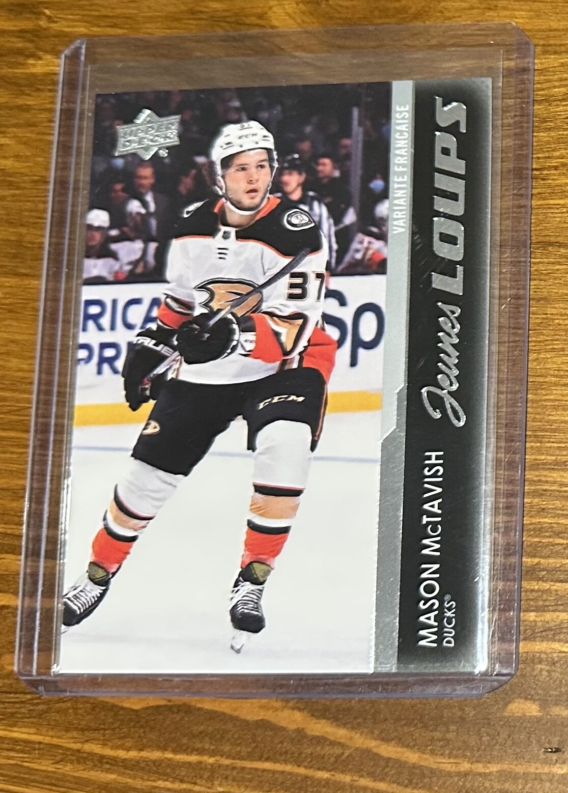 2021-22+Upper+Deck+Series+2+-+Young+Guns+French+%23451+Mason+McTavish+