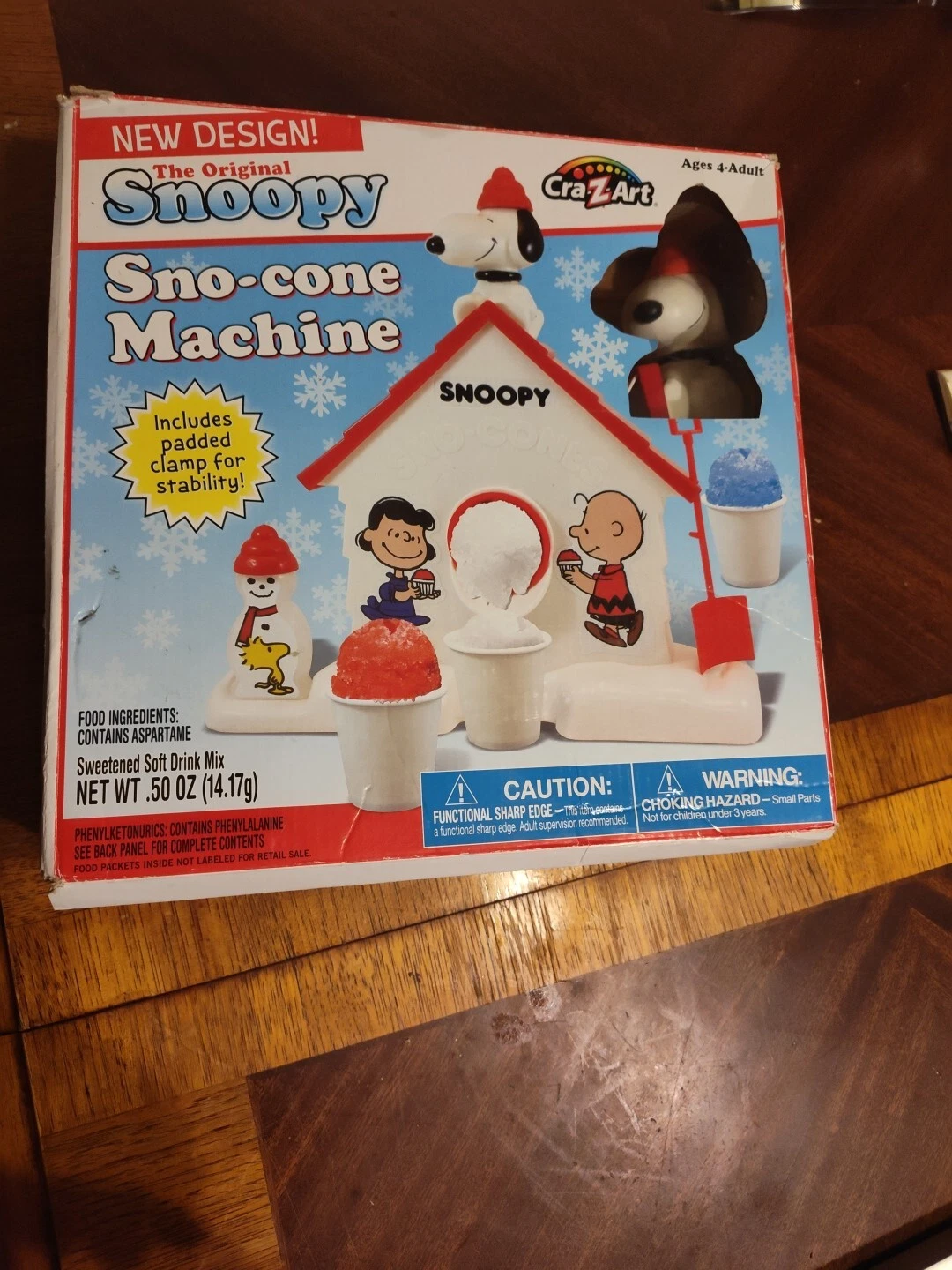 Snoopy Sno-Cone Machine by Cra-Z-Art - Make Tasty Sno-Cones PREOWNED w/ Box