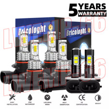 For Chevy Camaro 1998-2001 Front Led Headlights Hi-low Beam Foglight Bulbs Kit