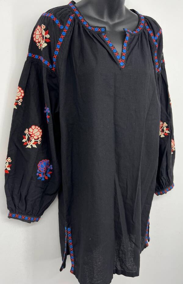 velzera embroidered tunic dress Florapaloosa Embroidered Tunic Dress  SPELL
