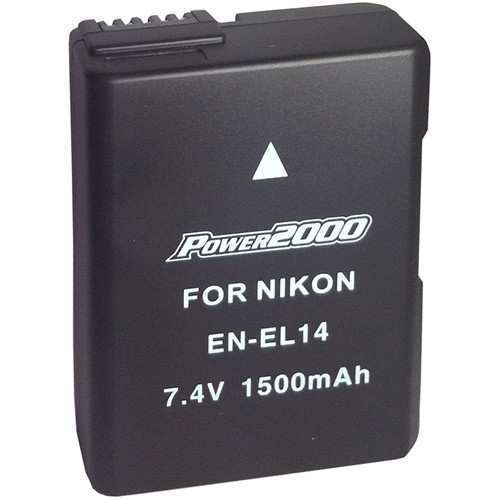 EN-EL14 Replacement Battery for Nikon Coolpix P7100, P7700, P7800
